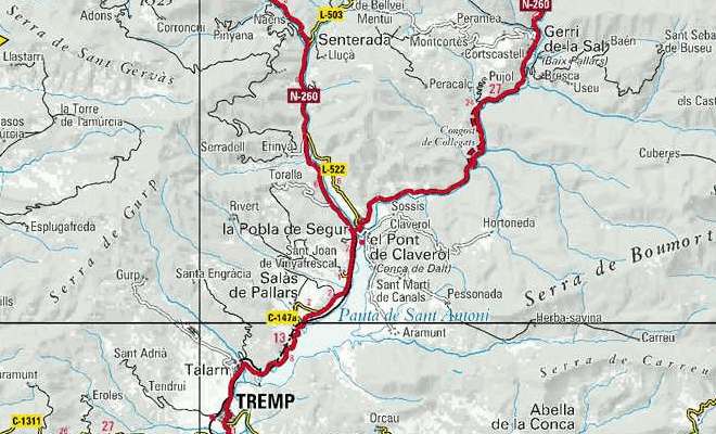 Mapa de la zona